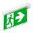 Noxion LED Panneau de sortie de secours 1W 20lm - 860 Lumière du Jour | Emergeny 3H - Autotest - incl. 4 directions
