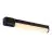 Nordlux Malaika 49 Wandlamp Aluminium Zwart 6W 540lm - 830 Warm Wit | IP44