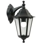 Nordlux Cardiff Down Wandlamp Aluminium Zwart | Geschikt voor 1x E27